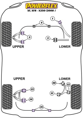 The rear lower arm outer bush (position 12) can...