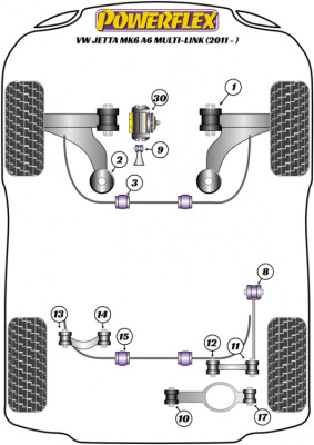 Jetta MK6 A6 Multi-Link (2011 - )