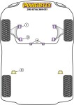 2x Powerflex PFF50-212 Vorderachse hintere...