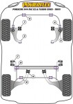 2 x Powerflex PFF57-101 Front Wishbone Rear Bush for...