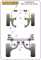 2 x Powerflex PFF57-205-16 PU Stabilager vorne außen 16mm für Porsche 944 (Nr.4)