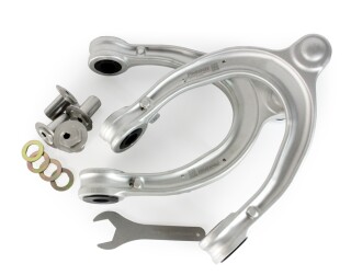 2x Powerflex PFF75K-304G PU Front Upper Control Arm inc. Bush Kit Camber Adjustable for Tesla Model 3 Y (No.4)