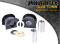 2 x Powerflex PFF57-303BLK PU Buchsen  Querlenkerlager Vorderachse Hinten passend für Porsche 944 968