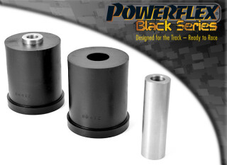 2 x Powerflex PFR80-412BLK Rear Beam Mounting Bush for Opel Astra F Vectra A  (No.7)