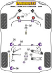 2 x Powerflex PFR5-1220 vorderes Hinterachslager BMW E82...