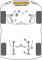 4 x Powerflex PFR85-1410-4 PU Lager für Blattfederung für Volkswagen VW Caddy III / IV (Nr.10)