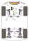 4 x Powerflex PFR85-1410-4 PU Lager für Blattfederung für Volkswagen VW Caddy III / IV (Nr.10)