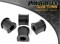 4 x Powerflex PFF57-403-22BLK PU Stabilager vorne 22mm Porsche 911 1974-1989