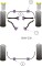 2 x Powerflex PFF5-503-24 vordere PU Stabilager 24mm für BMW e39  e38